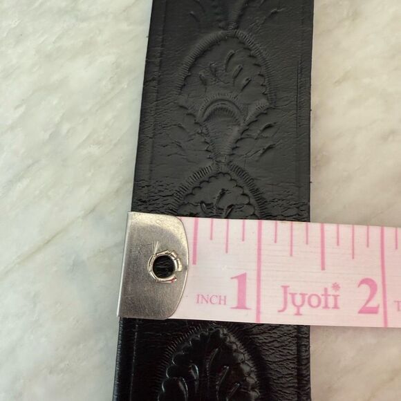 Frontier Belt Co. VTG by Vogel of Texas Leather Belt Sz 36 Top Grain Steer Hide - Picture 8 of 8